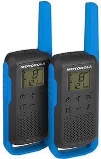 Motorola Talkabout Walkie Talkies T62 Twin Pack With Charger Blue Uk