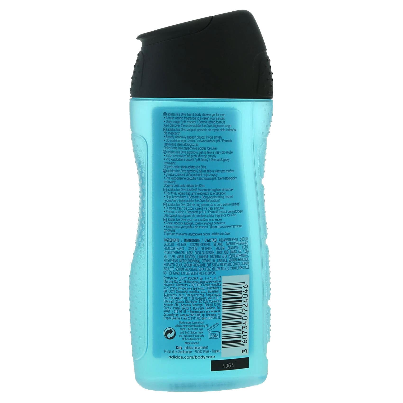 adidas ice dive shower gel