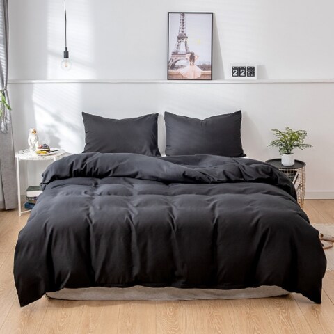 Black sheet set deals queen