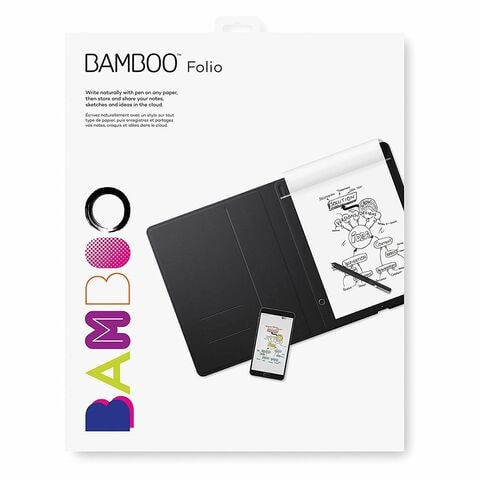 Wacom Bamboo Folio Digital Notebook CDS810G Black
