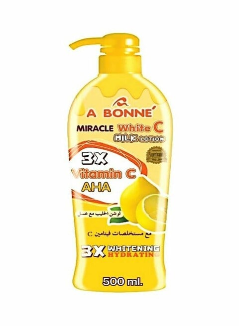 Buy A BONNE Miracle White C Milk Lotion White 500ml Online Shop