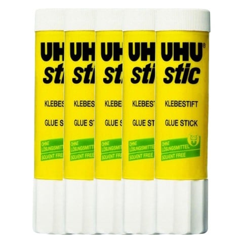 UHU Stic Glue Stick White 8.2g 5 PCS