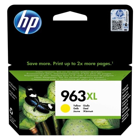 HP 963XL High Yield Yellow Original Ink Cartridge  3JA29AE