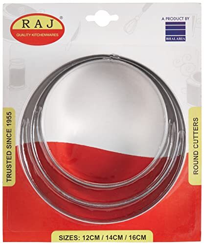 Generic Steel Ring Cutter 3 Pcs Set, 12/14/16 X 4.5 Cm, Silver, Rs0003, 1 Pc