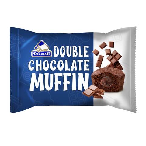 Buy Deemah Double Chocolate Muffin 21g in Saudi Arabia