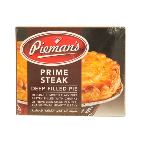 Pieman Prime Steak Deep Filled Pie 185g