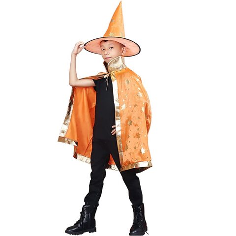 Buy Syhood 2 Sets Kids Halloween Costumes Witch Cloak With Hat Children  Halloween Costume Kids Cosplay Party Accessories For 3-12 Years(Blue)  Online - Shop on Carrefour UAE