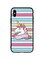 Theodor - Protective Case Cover For Apple iPhone X Unicorn Multilines