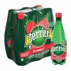 اشتري Perrier Strawberry Sparkling Natural Mineral Water 500ml Pack of 6 في الامارات
