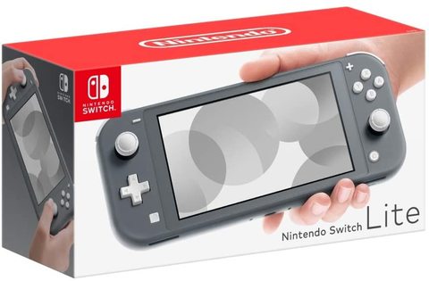 Nintendo Switch Lite Console With Game Grey