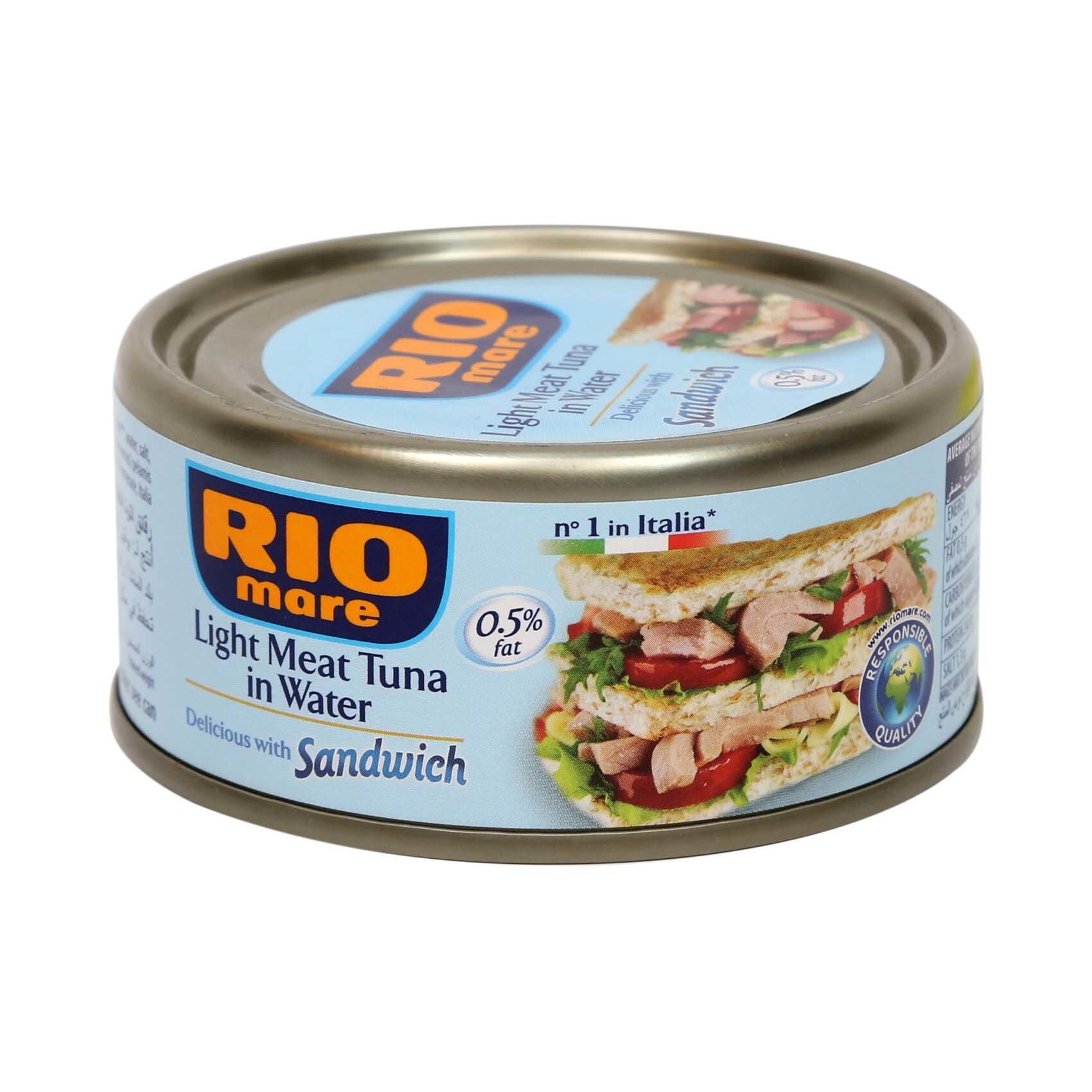 Buy Rio Mare Light Meat Tuna In Water 160g