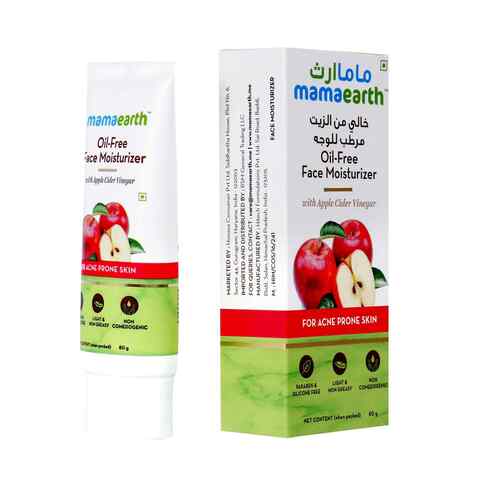 Mamaearth Oil-Free Face Moisturizer With Apple Cider Vinegar White 80g