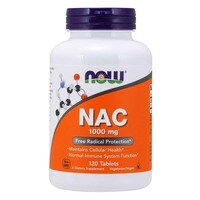 Now Nac 1000mg Dietary Supplement 120 Tablets