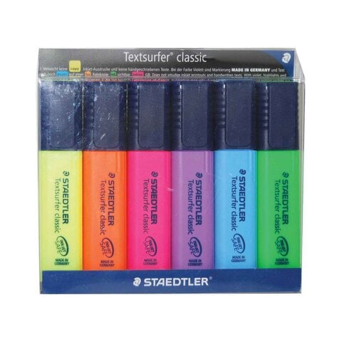 Staedtler Top Star Textsurfer Classic Highlighter Multicolour 6 PCS