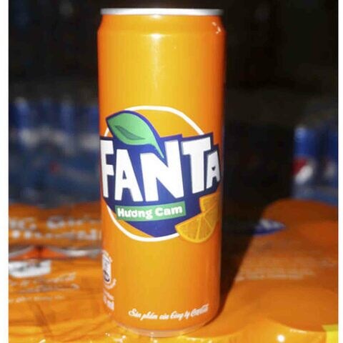 Fanta Orange Flavoured Carbonated Soft Drink 330ml