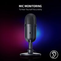 Razer Seiren V2 X USB Condenser Microphone For Streaming And Gaming On PC: Supercardioid Pickup Pattern, Integrated Digital Limiter, Mic Monitoring And Gain Control - Built-In Shock Absorber