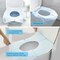 Better Look 60-Piece Disposable Toilet Seat Cover Set Blue