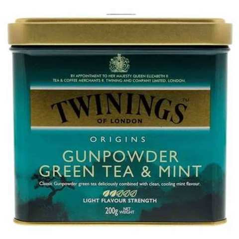 Twinings Green Tea Origins Gunpowder And Mint 200 Gram