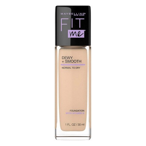 Maybelline New York Fit Me Dewy+Smooth Foundation SPF23 30ML 120 Classic Ivory