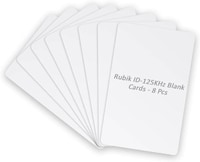 Rubik 8pcs Blank ID-125Khz RFID Key Cards for RFID Copier/Reader/Writer/Duplicator (ID-125KHz 8Cards)