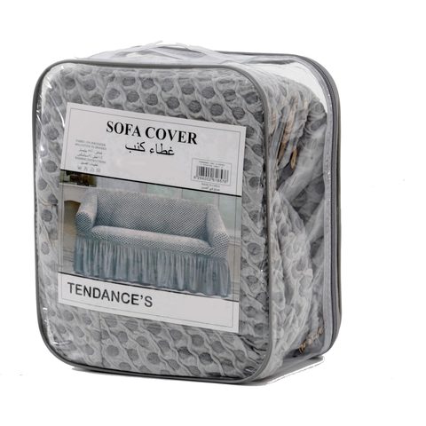 Tendance&#39;s Sofa Cover 1 Seater QI-SOFA-1-GRY Grey