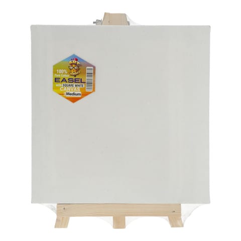 Easel Square Canvas White