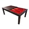 Simbashoppingmea - 7 Ft Pool Table Billiards And Dining Table Full Accessories &ndash; Vulcan Red