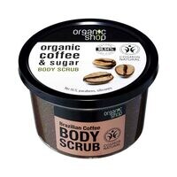 Organic Shop Organic Belgian Chocolate And Sugar Body Scrub Brown 250ml