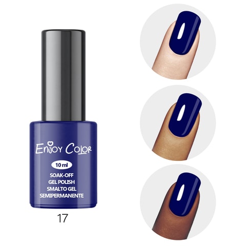 اشتري ENJOY COLOR Gel nail Polish Classic Collection | Soak Off Gel nail Polish| Nail Art Manicure Gel nail Polish|Navy في الامارات