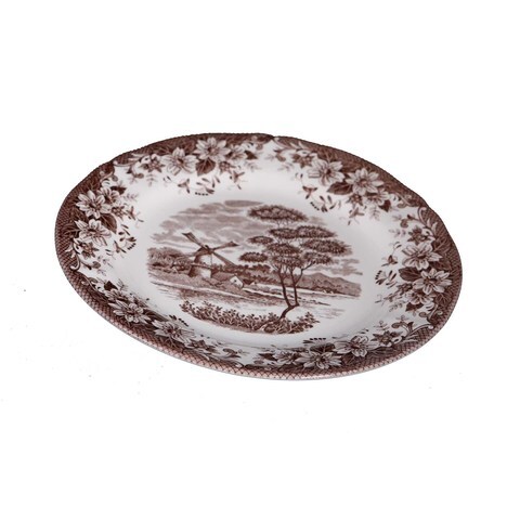 Claytan Plate 20 Cm Brown 
