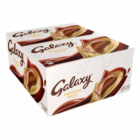 Buy Galaxy Smooth Milk Chocolate Bar 36g x Pack of 24 in Kuwait