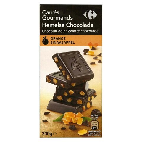 Carrefour Dark Chocolate With Orange 200g
