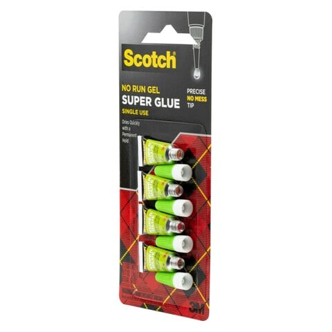 3M Scotch Super Glue Gel Small Tubes AD119 0.48g 4 PCS