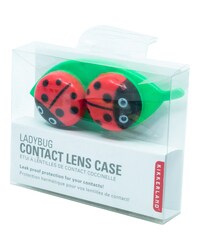 Kikkerland Ladybug Contact Lense Case