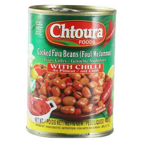 Chtoura Cooked Fava Beans With Chilli 400g
