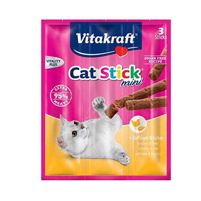 VitaKraft Cat Stick Mini With Poultry Liver 18GR