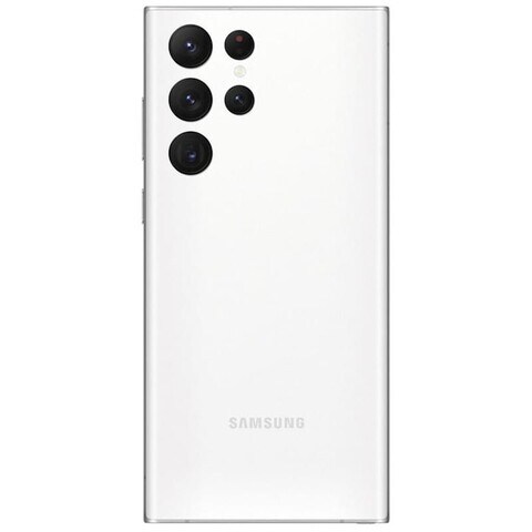 Samsung Galaxy S22 Ultra 5G, Dual SIM, 8GB RAM, 128GB, Phantom White - International Version