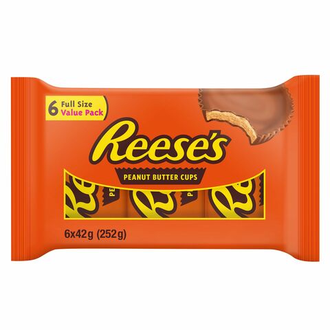 Hershey&#39;s Reese&#39;s Peanut Butter Cup 42g Pack of 6