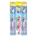 اشتري أورال-بي فرشاة أسنان ناعمة للأطفال - متعدد الألوان 3 قطع في الامارات
