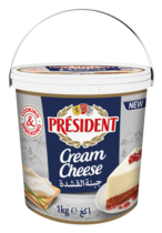 اشتري President Cream Cheese 1 Kg Bucket في الامارات