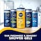 NIVEA MEN 3in1 Shower Gel Body Wash Boost 24h Energy Caffeine and Biodegradable Formula 250ml