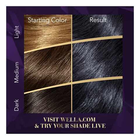 Buy Wella Koleston Permanent Hair Color 2/8 Blue Black Online - Shop Beauty  & Personal Care on Carrefour UAE
