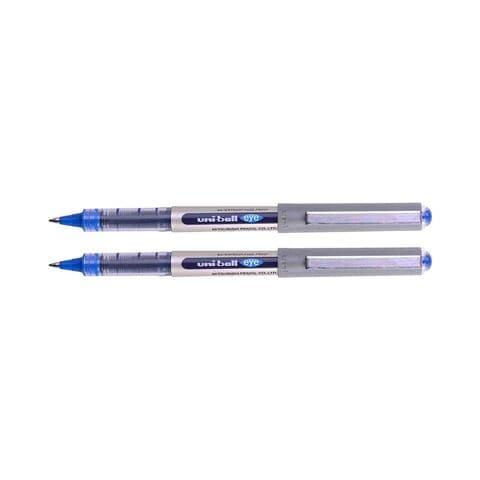 Uni-ball Eye Fine Rollerball Pen Blue 0.7mm 2 PCS