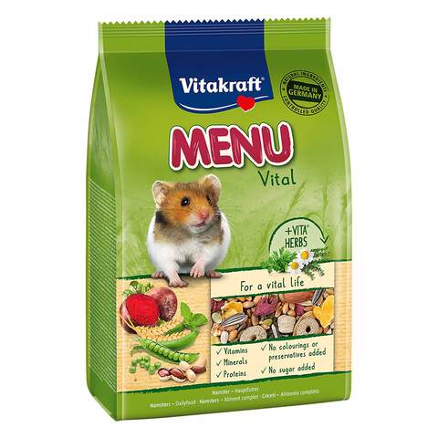 Hamster protein clearance food