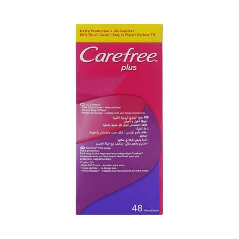 Carefree Panty Liners Large Fresh Scent Pack of 48