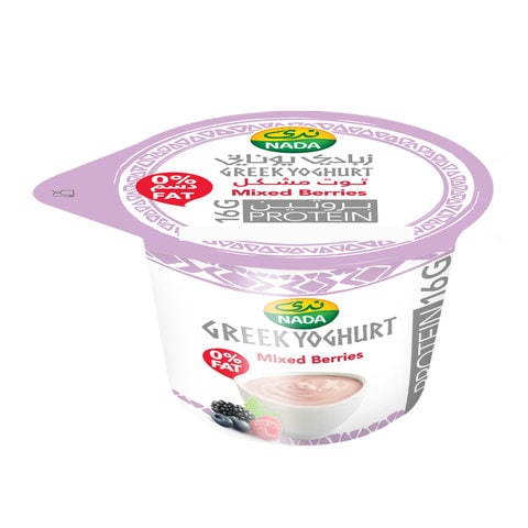 Buy Nada greek Yogurt Mixed Berries 160g in Saudi Arabia