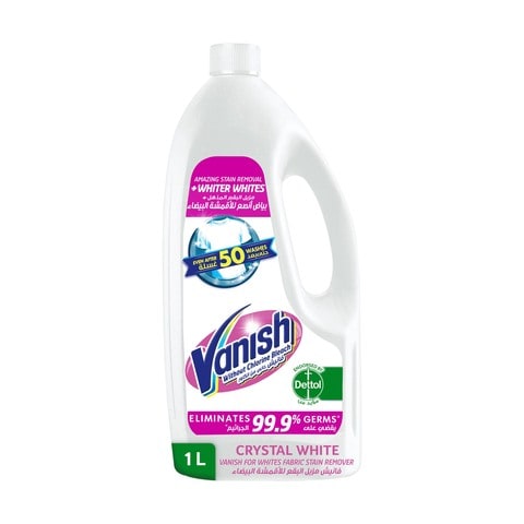 Vanish Crystal White Fabric Stain Remover White 1L