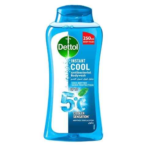 Dettol Cool Antibacterial Body Wash Blue 250ml
