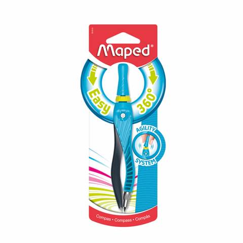 Maped Kid'Z 360° Easy Agility Compass with Universal Holder - Set