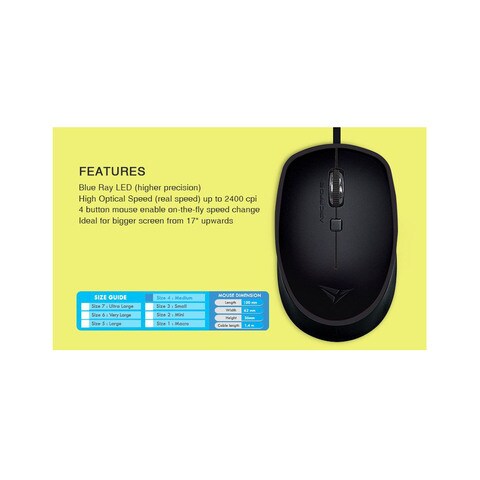 Alcatroz Wired Asic Pro 2 Mouse